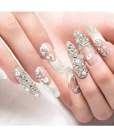 Outus Self-Adhesive Hair Pearl Stickers - 700 Assorted Size Pieces for Wedding, Bride, Crafts - Flat Back Pearls Accessories - Buy Online on GoSupps.com