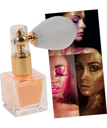 Beavorty 1 Set Glitter powder face high gloss spray loose powder spray body shimmer orange powder shimmer Orange 7.4X6.8CM - Buy Online on GoSupps.com