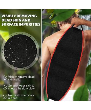 Evridwear Exfoliating Body Scrubber with Handles - Back Washer for Shower/Bath - Deep Clean for Dry Skin - Men/Women (Heavy) - Buy Online on GoSupps.com