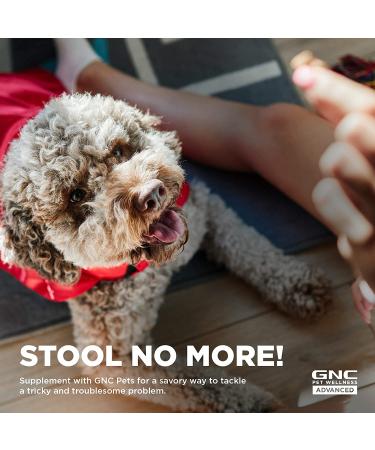 GNC Pets Advanced Dog Supplement | 60 or 90 Ct - Dog Vitamins and Pet Supplements for Dog Health | GNC Dog Chews for Calming, Joint Health, and More - Made in USA | Coprophagia 90 Count - Buy Online on GoSupps.com