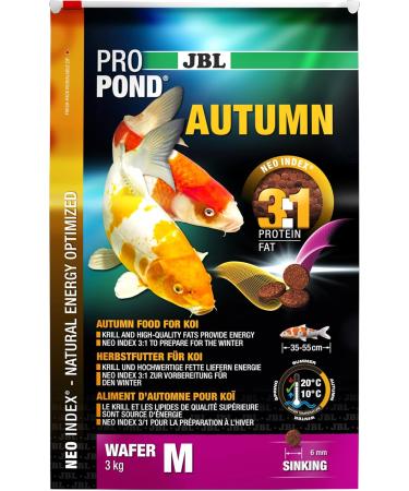 JBL 4124200 Autumn Koi Thin Skin for Wafer Season Lining Autumn Propond Size M 3000 g - Buy Online on GoSupps.com