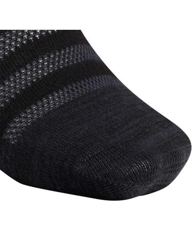 adidas Men's Superlite No Show Socks - 6 Pack, Black/Night Grey, Large US - Buy Online on GoSupps.com