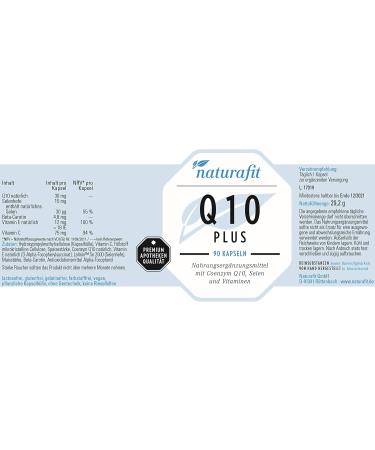 Naturafit Q10 Plus Capsules - 90 Count | Premium Antioxidant & Energy Support | Buy Internationally - Buy Online on GoSupps.com