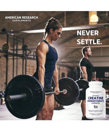Creatine Monohydrate Capsules 5G | 60 Servings | Vegan | 4 Caps per Serving | Micronized Creatine Pills 5000mg | 240 Capsules | Creatine Pills For Men & Women | 2 Months Supply | Made Without Fillers - Buy Online on GoSupps.com
