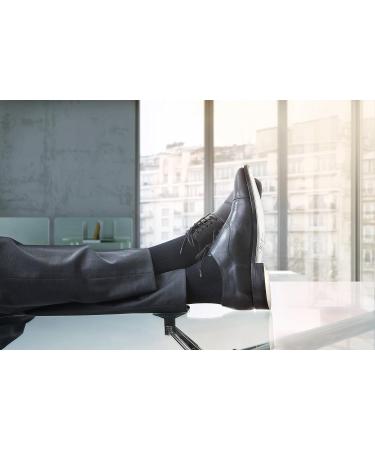 JOBST forMen Ambition Knee High Compression Socks - 20-30 mmHg SoftFit Technology Ribbed Dress Style Closed Toe - Black - Buy Online on GoSupps.com