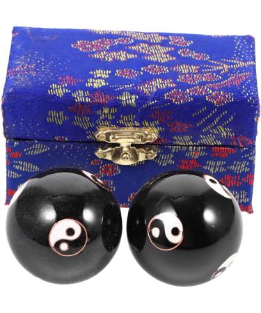 Healvian 8 STK Massage Globe Stress Balls | Yoga Pregnancy & Hand Exercise Tool - Magnetic Metal Massage Balls for Stress Relief - Buy Online on GoSupps.com