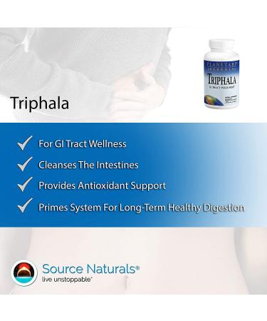 Triphala GI Tract Wellness 1000 mg - 180 Tablets | Planetary Herbals - Buy Online on GoSupps.com
