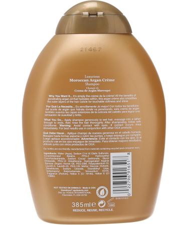 OGX Moroccan Argan Oil Shampoo - Luxurious 13 oz Hydrating Shampoo for All Hair Types - International Shipping Available - Buy Online on GoSupps.com