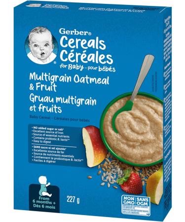 Nestle Gerber Nestle Gerber Mixed Grains with Fruit Baby Cereal 227g Box - Buy Online on GoSupps.com