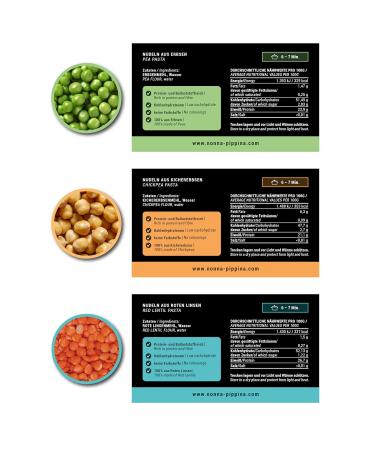 Nonna Pippina Casarecce Gluten-Free Pasta | 3 x 500g | Vegan & Bronze Pulled Chickpea Pasta - Slow Dried - Buy Online on GoSupps.com