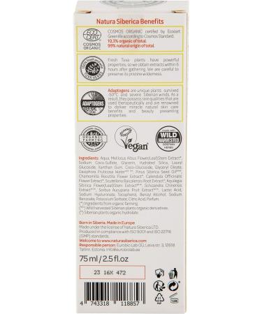 Natura Siberica Organic Certified All Skin Types Hyaluronic Exfoliating Gel - Buy Online on GoSupps.com