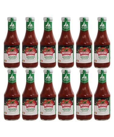 12-pack Werder spice ketchup 12 x 450 ml Fruity spice 450 ml (12-pack)