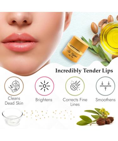 Lip Chic by Ella Lip Exfoliator - Gentle Lip Scrub for Smooth Soft Lips (0.5 oz / 15 ml) - Buy Online on GoSupps.com