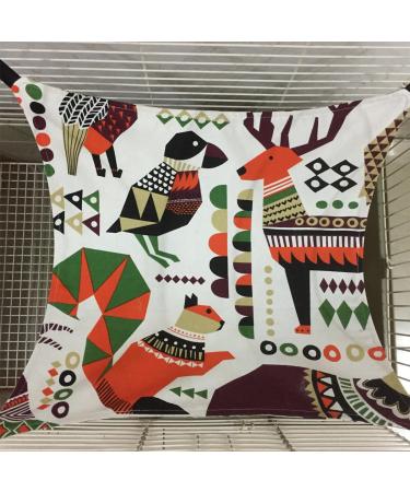 Handmade Ferret Cat Hammock Bed for Cage | Soft Canvas Hammocks for Small Animals - Kitten, Guinea Pig, Bunny, Rabbit, Rat | Comfortable Hanging Sleep Mat Pad - Grey - Buy Online on GoSupps.com