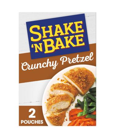 Shake 'N Bake Chrunchy Pretzel Seasoned Coating Mix (4.6oz Boxes Pack of 8)