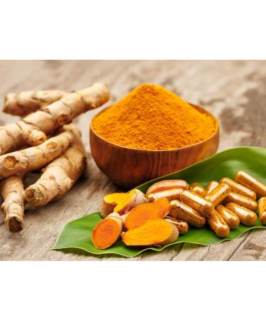 SPINTZ 420 Organic Turmeric Capsules - 620mg Turmeric Powder Per Capsule Ground Turmeric Powder Yellow Root High Dosed Vegan & 100% Natural - Plastic Free Packaging - Buy Online on GoSupps.com