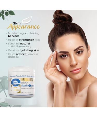 Colonial Dames High Potency 50 000 IU Vitamin E Moisturizer for Hydrating & Moisturizing Chapped Dry Skin & Fine Lines. - Buy Online on GoSupps.com