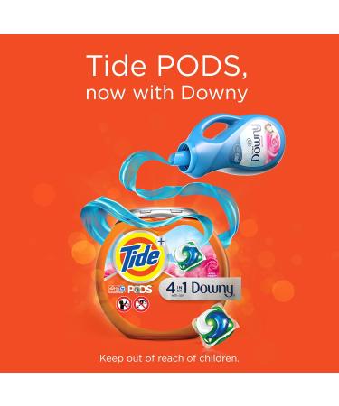 Shop Tide Pods Plus Downy HE Turbo Laundry Detergent Pacs - April Fresh 26 ct | International Shipping Available - Buy Online on GoSupps.com