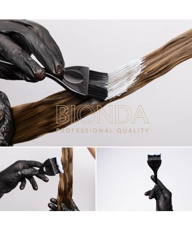 BIONDA Professional permanent hair color Color Cream 3 dark brown 200ml double pack keratin & moringa care longlasting intense color with shine 100 gray coverage - Buy Online on GoSupps.com