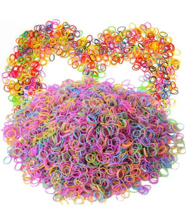 Multi -colored hair tie ribbons mini elastic hair tie Small rubber bands to make small rubber bands tinker mini elastic hair rubber bands for children girls and daily hairstyles