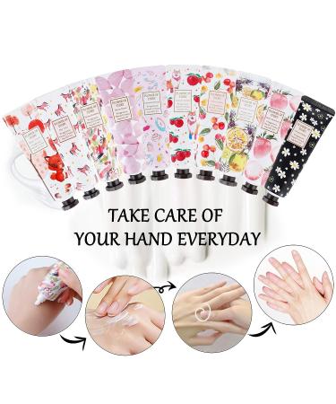 Hand Lotion Travel Size Set  Small Hand Cream for Dry Cracked /Work Hands  Natural Fragrance Care Moisturizing Cream for Women Kids Baby Shower Favors Mothers Day Party Nurse Week Bulk Gifts-10 Pcs Hand Cream - A - Buy Online on GoSupps.com