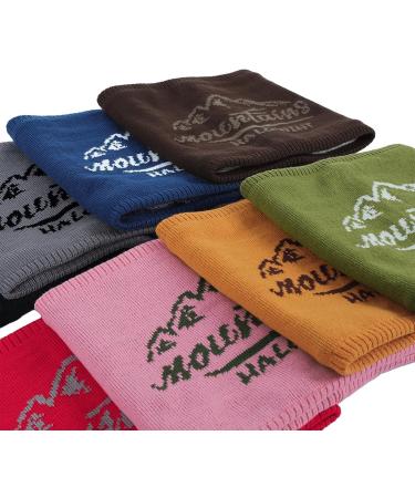 Clicitina Winter Wool Lined Knit Bib for Women & Men - Pink One Size | Shop Internationally - Buy Online on GoSupps.com
