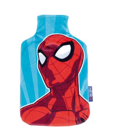 Spiderman Hot Water Bottle Kids with Cover Perfect Children's Bed Warmer Long Lasting Heat 2 litres Capacity.