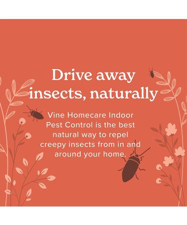 Vine Homecare Indoor Pest Control Spray 32oz - Repels Moths, Fleas, Ticks, Spiders, Ants & More - Natural Non-Toxic Formula for Quick and Easy Pest Control - Safe Around Kids & Pets - Buy Online on GoSupps.com