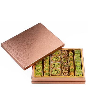 Damaskino Home Assorted Baklava 500G Premium Baklava Pastry with Real Nuts  Authentic Baklava Dessert in Luxurious Box  Fine Ingredients  Delicious and Sweet Baklava Boxes for Family and Friends - Buy Online on GoSupps.com