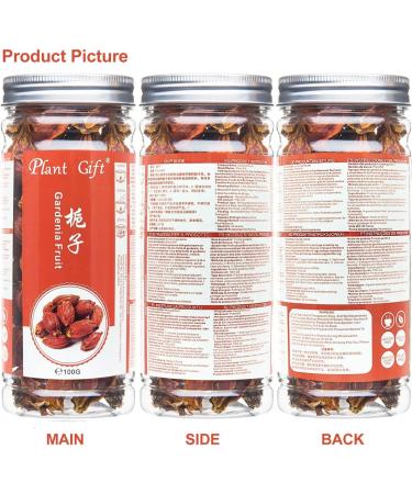 100% Dried Gardenia Fruit 3.52oz/100g de gard nia Le connaisseur Gardenia sec Gardenia Tea tisane naturelle sans additifs sans soufre herbes chinoises | Cape jasmin - Buy Online on GoSupps.com