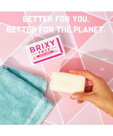 BRIXY Blemish Control Facial Cleansing Bar - Salicylic Acid for Clear Skin pH Balanced & Vegan - Buy Online on GoSupps.com