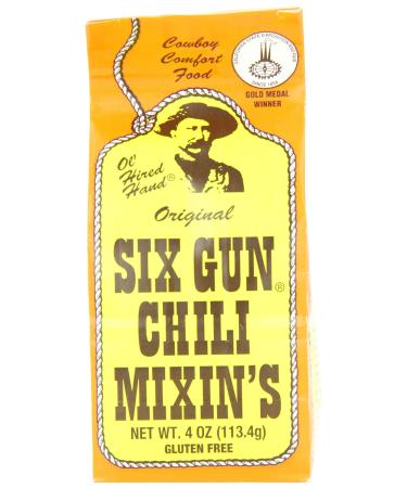 Six Gun Chili Mixin's, 4-Ounce 4 Ounce (Pack of 1)