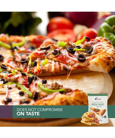 gfJules Pizza Mix - Certified Gluten Free & Top 8 Allergen Free - 17oz Pouch - Buy Online on GoSupps.com