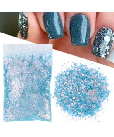 Nail Chunky Glitter Dazzling Luster Widely Use Nail Art Confetti DIY Unique Nails for Crafts Making for Body Decoration(HC37) - Buy Online on GoSupps.com