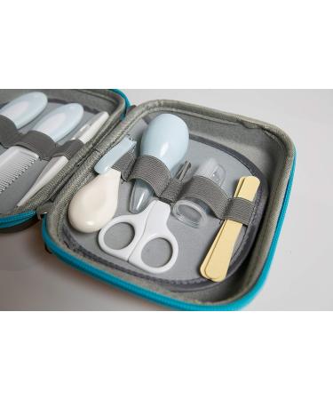 Little Angel Baby Grooming Kit  Baby First Aid Kit  Baby Care Kit Nursery Kit Baby Care  10PCS Baby Hair Brush | Nail Clipper | Nose Cleaner | Finger Toothbrush | Nail Scissors | Manicure Kit Blue - Buy Online on GoSupps.com