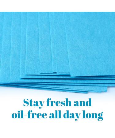 600 Sheets Natural Oily Facial Blotting Paper | Portable Oil Control Wipes | Absorbent Face Oil Sheets for Makeup & Skin - 12 Pack - Buy Online on GoSupps.com