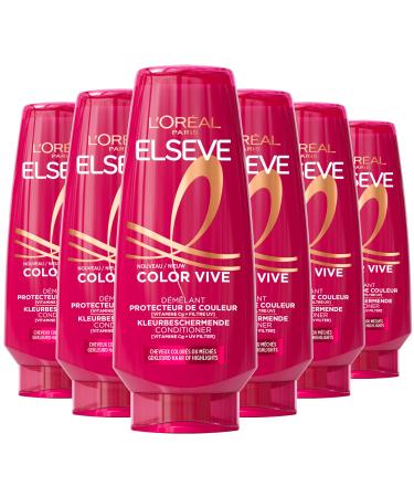 L'Oreal Paris L'Or al Paris Elseve Color Vive Conditioner - Colored Hair or Highlights - Maintains Color Intensity and Vibrancy of Color - 6 x 250 ml