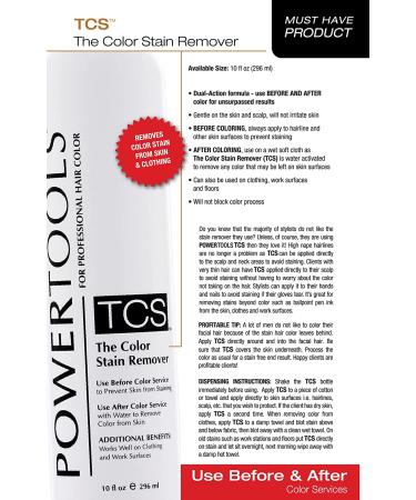 TCS Color Stain Remover 10 oz - Shake Well & Apply Before Hair Color | Non-Interfering Barrier - Buy Online on GoSupps.com