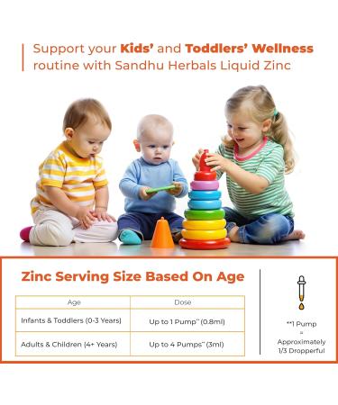 SANDHUHERBALS Moringa Capsules (120 Count) & Liquid Zinc Drops (4 Fl Oz) | Supports Immune Gut & Skin Health - Buy Online on GoSupps.com