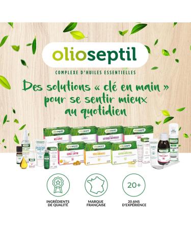 OLIOSEPTIL - Sinus - Complex of 7 Pure and Chemotyped Essential Oils in Vegetable Capsules L-Vcaps - From 15 Years Old - Part - Buy Online on GoSupps.com