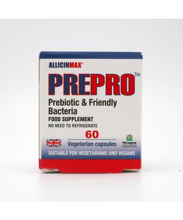 Allicin PREPRO Prebiotic with Allisure 60 Veg Caps