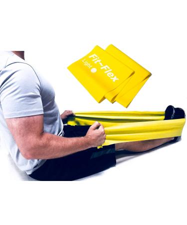 Fit-Flex Resistance Band - 2m Length - 3 Flex Options - Yellow - Buy Online on GoSupps.com