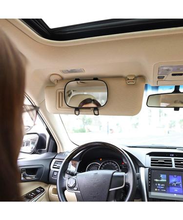 KEWAYO Auto Vanity Mirror - Large Visor Mirror for Makeup with Shading Clip - Automobile Cosmetic Mirror - Buy Online on GoSupps.com
