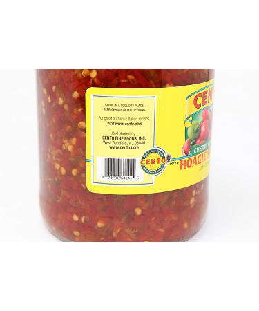 Cento Cherry Pepper Hoagie Spread - Large 32 oz | Authentic Italian Flavor - Buy Online on GoSupps.com