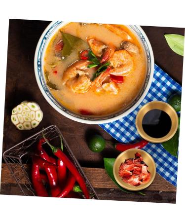 IMIKEYA Spice Dish 8 Pcs Stainless Steel Sauce Dish Multipurpose Can Stainless Steel Dessert Dishes 7X7X2.5cmx2pcs Goldenx2pcs - Buy Online on GoSupps.com