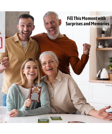 6 Pregnancy Announcement Scratch Off Cards - Surprise Reveal Ideas for Parents & Grandparents - Fun Baby Announcement with Fake Lottery Tickets - Buy Online on GoSupps.com