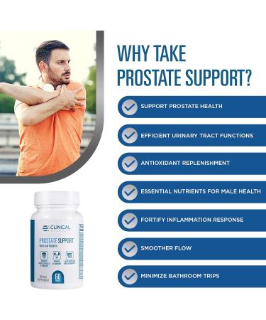 Prostate Health Supplement - Men's Wellness Formula with Vitamin E, Pumpkin Seed & Saw Palmetto - 60 Capsules - Made in USA - Buy Online on GoSupps.com