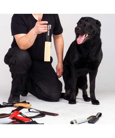 Dingo Gear S00231 Dog Toys | Handmade Beige Leather Bite Pulling Toys for BISSCHAUTE & IPO Agility - Durable 4.5 cm - Buy Online on GoSupps.com