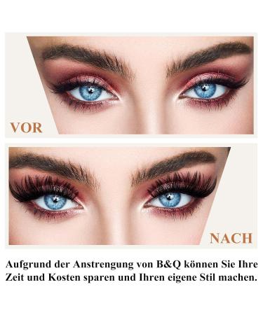 Shop BQ Lash Single Eyelash Clusters - Colored DIY Eyelash Extensions (B05 D-14mm) - Premium Quality Black Eyelashes for Home Use - Buy Online on GoSupps.com