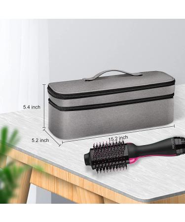 SITHON Double-Layer Travel Case for Revlon One-Step Hair Dryer/Styler - Water Resistant Storage Bag for Hot Tools & More (Gray) - Buy Online on GoSupps.com